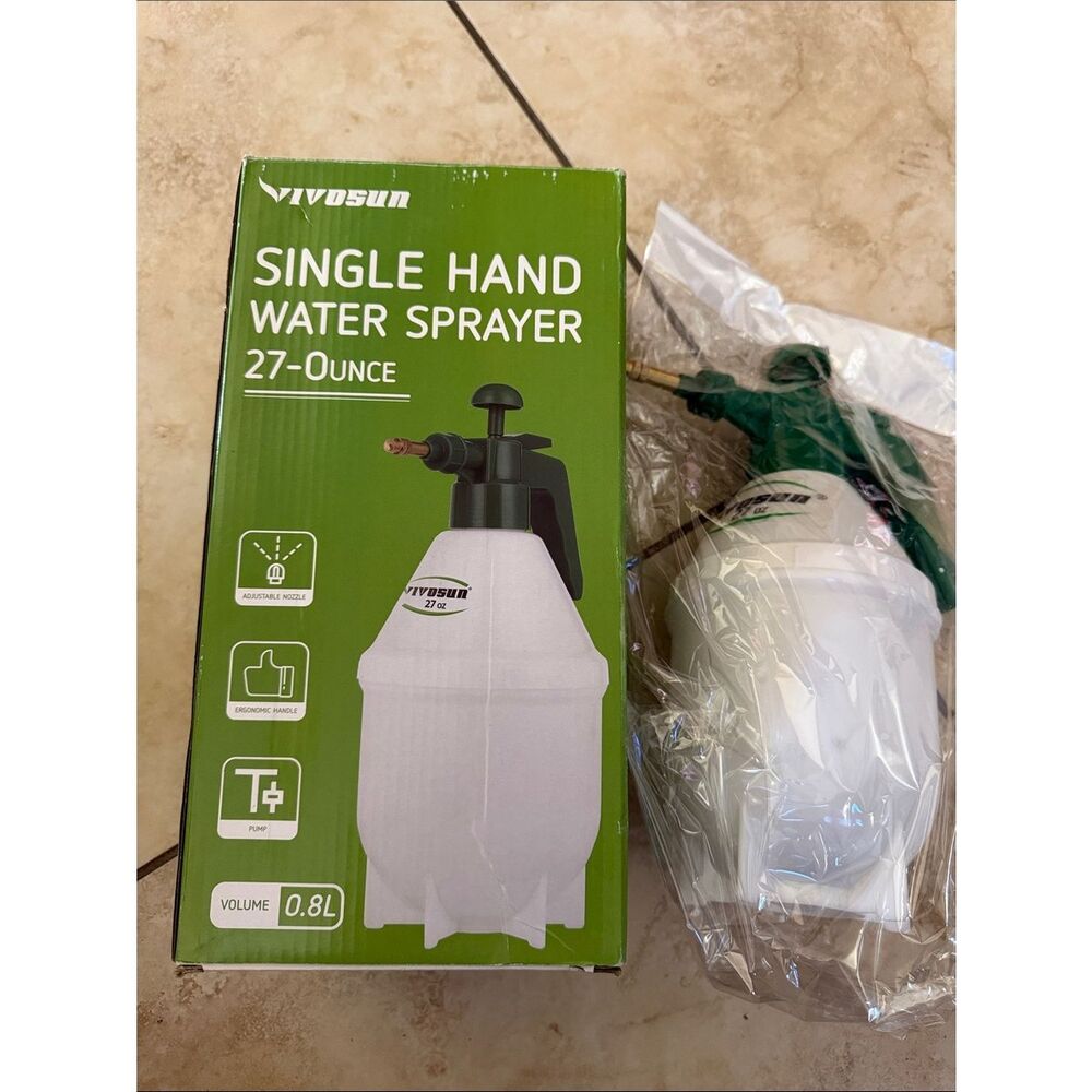 VIVOSUN 27oz Pump Sprayer, Handheld Garden Water Sprayer Bottle